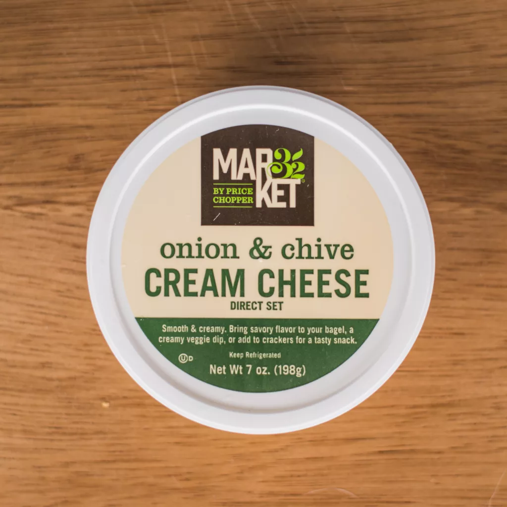 Price Chopper Market 32’s Onion and Chive Cream Cheese