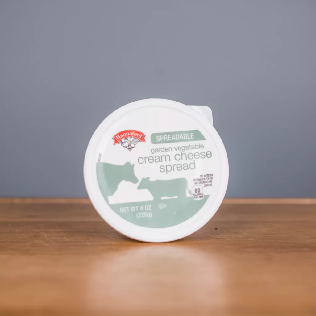 Hannaford Garden Vegetable Cream Cheese Spread