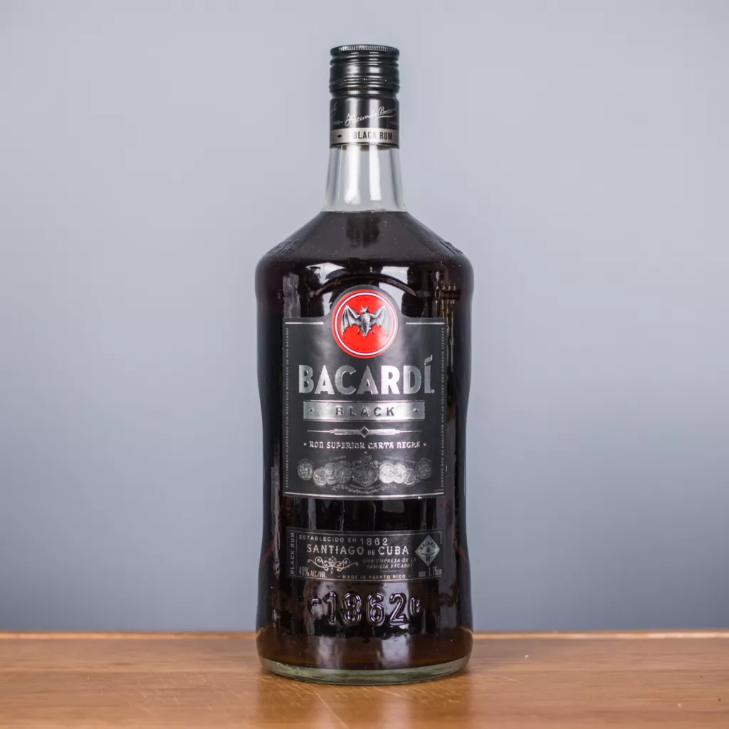 Bacardi Black Dark Rum 40% ABV