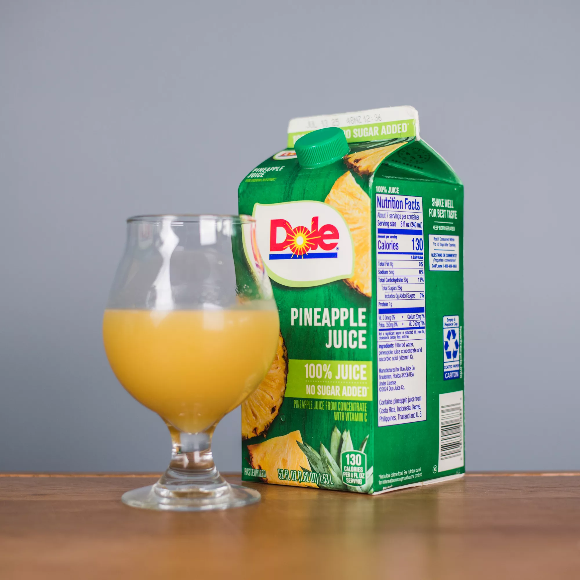 Dole Pineapple Juice From Concentrate By The Label 
