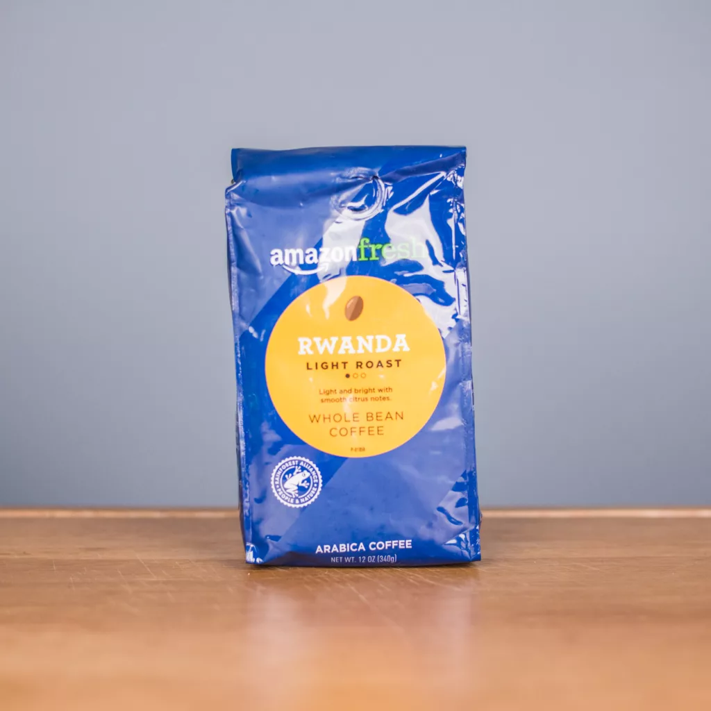 Amazon Rwanda Light Roast Whole Bean Arabica Coffee